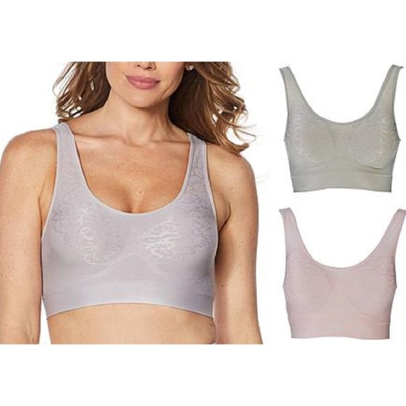 Rhonda Shear Jacquard Ahh Bra 3PK SMALL (RS-12) - Picture 4 of 5